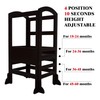 SDADI LT02B Kids Kitchen Adjustable Height Toddlers Children Learning Step