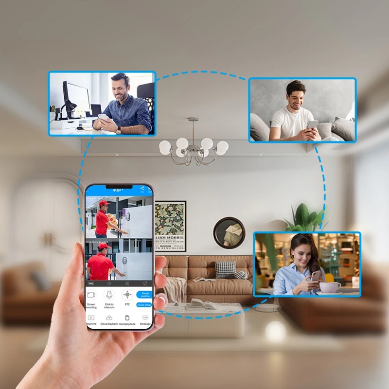 4G Solar Security Camera Wireless IP65 Waterproof & Motion Alarm