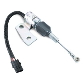 3991167 Fuel Shut Off Solenoid 1703-3304 3964627 SA-4941-12 87420952 J991167 Replacement for Cummins Engine 4BT 5.9L Hyundai R220-5 Case IH 12V