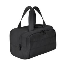 MagiDeal Travel Toiletry Bag Wash Bag Makeup Bag for Lipstick Eyebrow Pencil Eyeshadow, Black