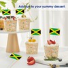 AhfuLife Pack of 200 Jamaica Toothpick Flags, Jamaica Decorative Flag,
