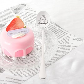 Best Birthday Gifts for Grandma Women Engraved Spoon Gift for Grandmother Grandmas Mothers Day Gift Coffee Tea Spoons Gifts Christmas for Nana Nanny Gifts for Grannny from Granddaughter Grandson
