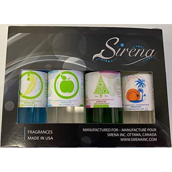 Sirena Vacuum Natural Fragrance Oil Genuine, Pack of 4 essential