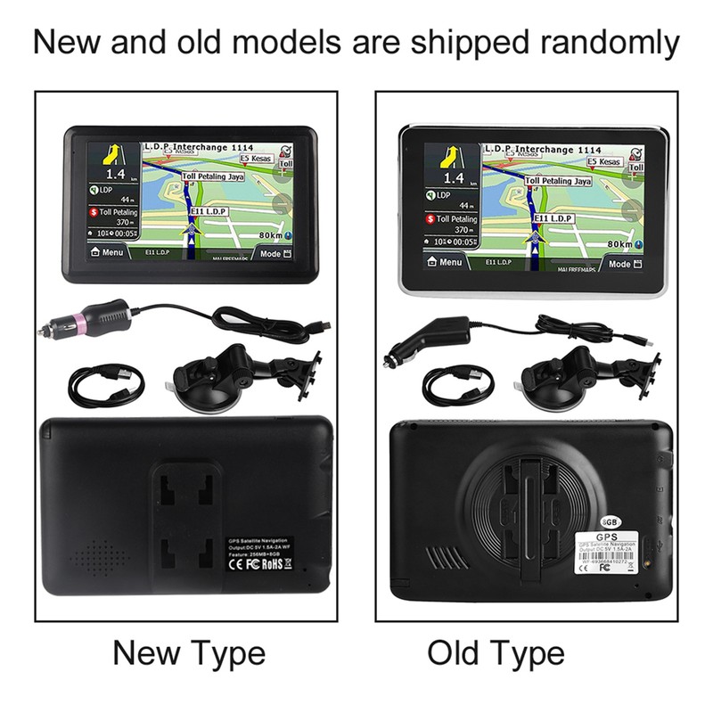 Universal 5 Inch Touch Screen Car Navigator GPS Navigation DDR256M
