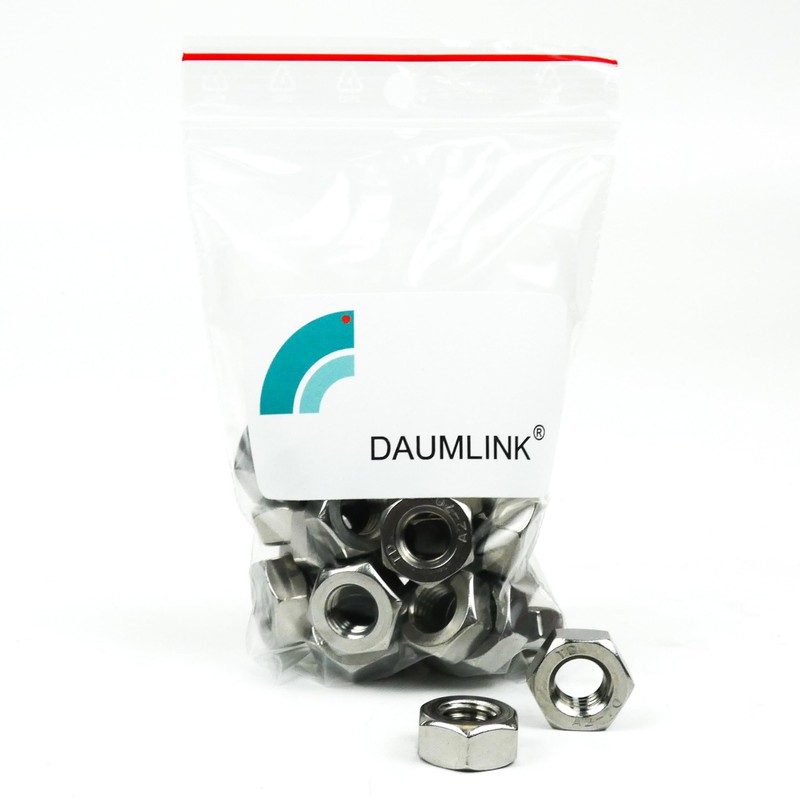 DAUMLINK® 25 Hexagonal Nuts DIN 934 Material V2A Stainless Steel