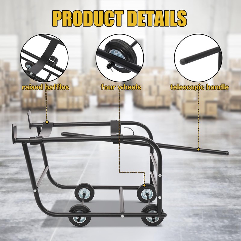 CUBELLIN 55 Gallon Drum Cradle 600lbs Load Capacity Heavy Duty