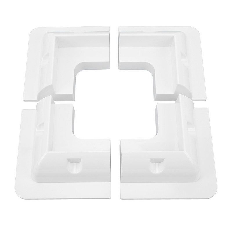 4pcs Solar Panel Corner Bracket Anti UV ABS Solar Panel