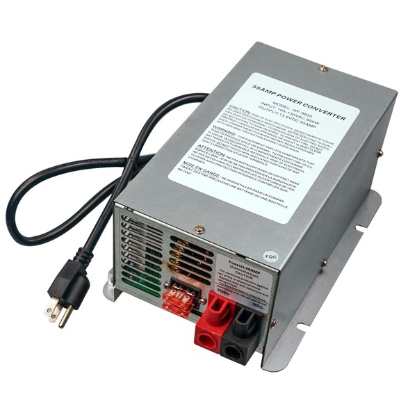 WF-9855 55 Amp Deck Mount Power Converter Charger Compatible with