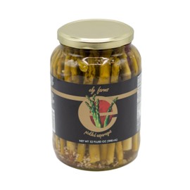 Ely Farms | Pickled Asparagus | Gourmet Crunchy Spears | Family Recipe | Zesty Dill and Garlic Flavor | Delicious Appetizer or Bloody Mary Garnish | Made in Nebraska USA | 32 oz Jar | 3-Pack