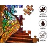 PICKFORU Tree of Life Puzzle for Adults 1000 Pieces, Rainbow