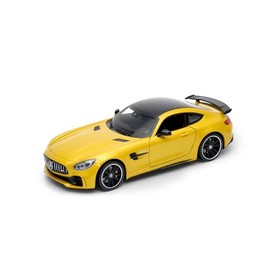 OPO 10 - Welly 24081 1/24 Scale Compatible Mercedes AMG GT R Model Car Yellow