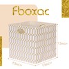13×13×13 Storage Cube Bins, 13 Inch Foldable Fabric Storage Cubes
