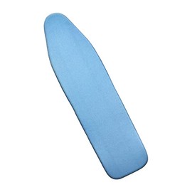 Ironing Board Cover and pad - 15" x 54" Reflective Silicone with Elastic Edge and Straps - Pads Fit Standard and Large Boards, Resists Scorching, Burning, and Staining - Extra Thick Padding - Blue