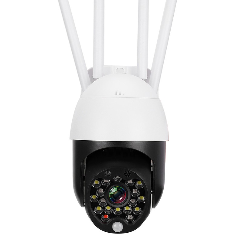Mini 1in WiFi 1080P IP66 18 Lights Pan/Tilt Infrared Dome