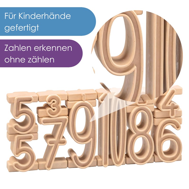Wissner aktiv lernen R80020.000 Stacking Numbers Starter Kit (11 Pieces)
