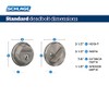 SCHLAGE B62N622 Deadbolt, Keyed 2 Sides, Matte Black
