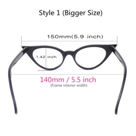 50er Jahre Damen Brille Elvis Rahmen Partybrille Cat Eye Katzenauge Dress Up Parteien Dawnzen®