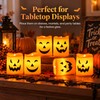 Halloween LED Candle Lights for Party Decor – 6-Piece Jack-O’-Lantern