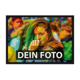 Doormat Print with Your Own Photo – Various Sizes up to 120 cm – Customise Doormat – Non-Slip 120 x 80 cm with Rubber Edge