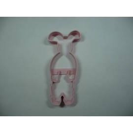 AJT BUNNY COSTUME CHRISTMAS THEME COOKIE CUTTER MADE IN USA PR5450
