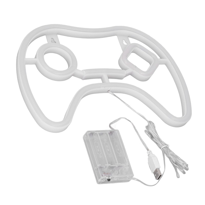 LED Neon Sign Game Controller Shaped 11inx7.5in LED Safe PVC