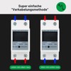 DEWIN Electricity Meter, DIN Rail, Digital Electricity Meter, 1 Phase