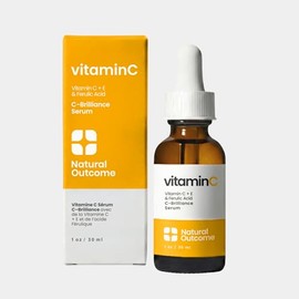 natural outcome Suero De Vitamina C Con Vitamina E Y cido Ferlico  Suero Facial Antiedad Que Restaura La Luminosidad  Potente Antioxidante Que Reduce 