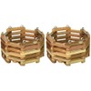 Sun Bulb 51720 Better GRO Octagon Cedar Basket, 8" (Two