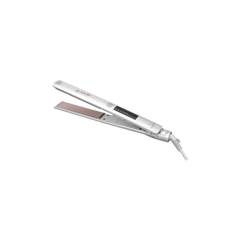 Alaciadora Cabello Digital Profesional Ga.ma Elegance Lino Blanco