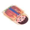 Learning to Dress Board Wooden Early Learning Basic Life Skills