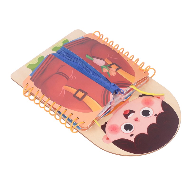 Learning to Dress Board Wooden Early Learning Basic Life Skills