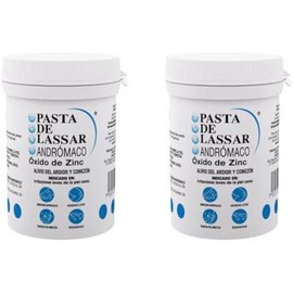 Genérico Pack de 2: Pasta de lassar óxido de zinc tarro 125 gr