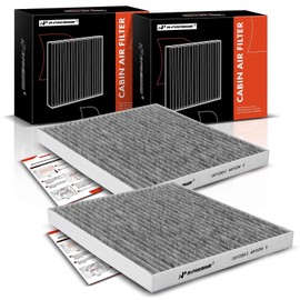 A-Premium 2-PC Cabin Air Filter with Activated Carbon Compatible with Chrysler Pacifica 2017-2022, Voyager 2020-2022, Grand Caravan 2021-2022, V6 3.6L, Replace# 68308950AB