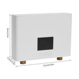 Mini Tank Water Heater Electric 110v 3000w Intelligent Inverter Thermostat Water Heater Digital Display Wall or Floor Mounted Overheating Protection White