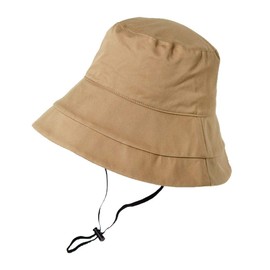 14+ ICHIYON PLUS ihat0501 Women's UV Protection, Safari Hat, Hat, Large, Wide Brim, Sun Protection, Spring and Summer, Straw Hat with Drawstring, Removable Drawstring, Hand Washable, Safe for High