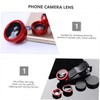 TEHAUX 2 Sets Clip Smartphone Lens Kit Wide Angle Macro