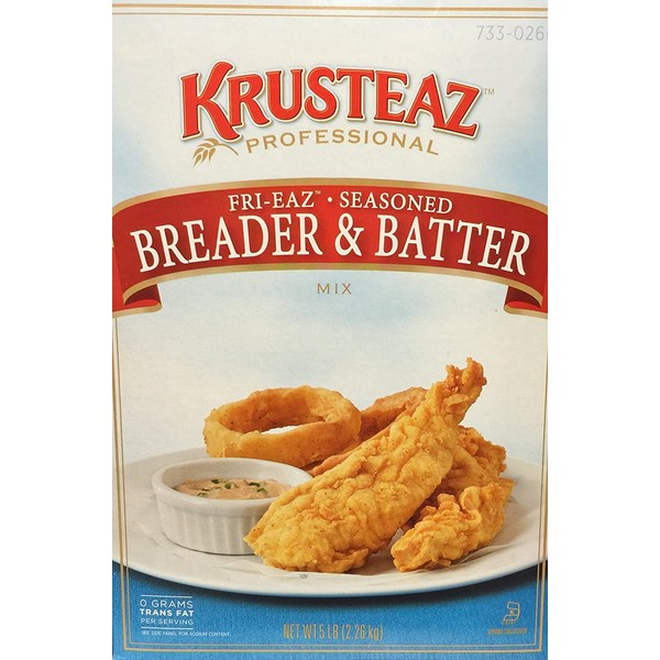 5 Pounds Krusteaz Fri-Eaz Seasoned Breader & Batter Mix (One Unit)