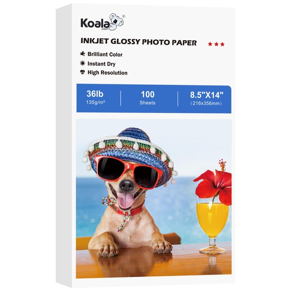 Koala Glossy Thin Inkjet Printer Paper for DIY Chip Bag