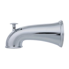 DANCO Decorative Bathtub Faucet Spout with Pull Up Diverter | 6 Inch Length | Chrome Finish (10315)