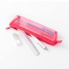 DESIGNPHIL 41830006 Midori Pen Case, Mesh Pen Case, Pink A
