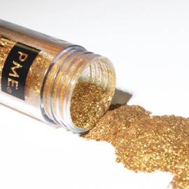 PME Edible Lustre Sprinkle Snow - Gold (10g)