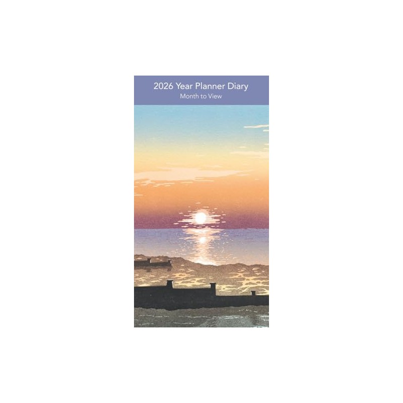 Museums & Galleries 2026 Slimline Year Planner 2026 Month To