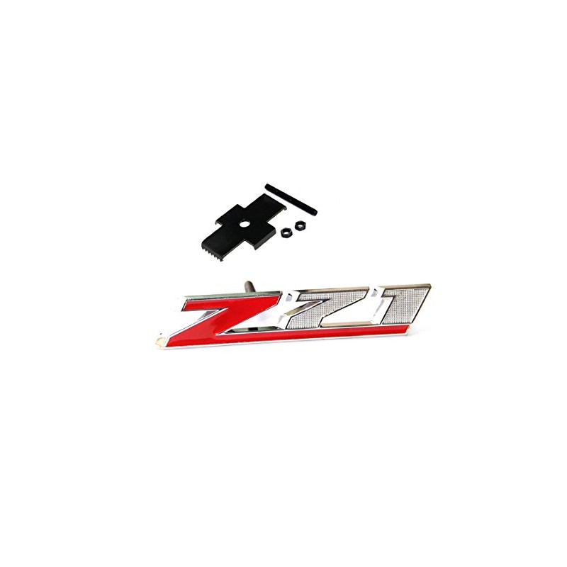 Yoaoo 1x OEM Red Grille Z71 Emblem Badge Compatible with