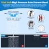Hibbent All Metal cUPC Certified Shower Head, 10'' High Pressure