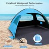 NXONE Beach Tent Sun Shade Shelter for 4 Person with