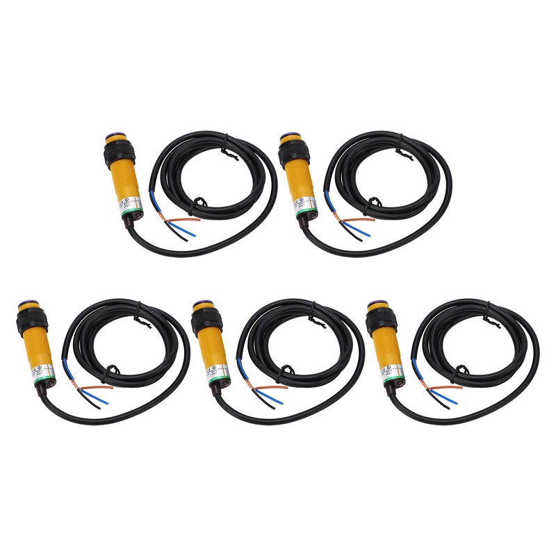 5 Pcs Infrared Photoelectric Switch 10cm Detection NPN Normally Open