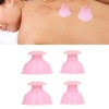 4Pcs Cupping Therapy Set Professional Vacuum Silicone Massage Cups for