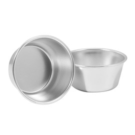 8Pcs ZONADAH Pudding Cups Molds Individual Popover Pan Cupcake Muffin Baking Maker Aluminium Baking Cups Egg Tart Molds Nonstick Bakeware 2.6 x 2 x 1.3 Inch