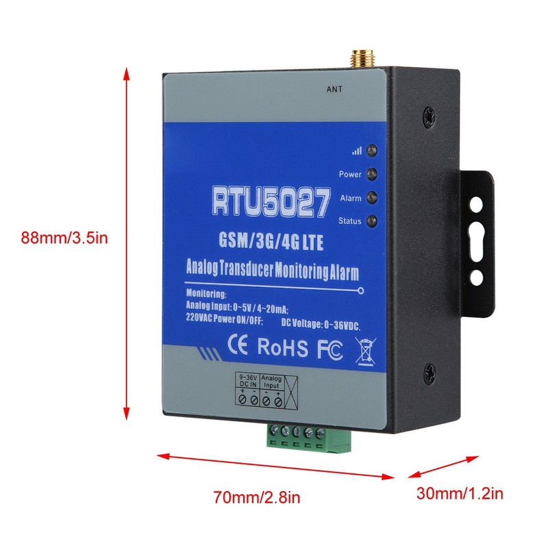GSM Analog Alert Transducer Power Status Monitoring Alarm Controller