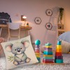 speecheese Sitting Koala Cushion with Linen Look Cute Koala Cushion